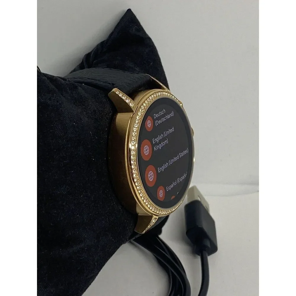 Fossil Gen 4 Authentic Digital Dial Smart Watch Custom Band FTW6015 AB394